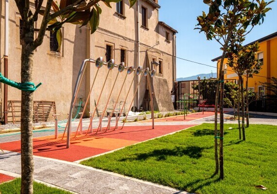 2020 Playground Santuario e Convento del SS Crocifiìsso Cosenza "Science Park" Holzhof Modo   - Holzhof
